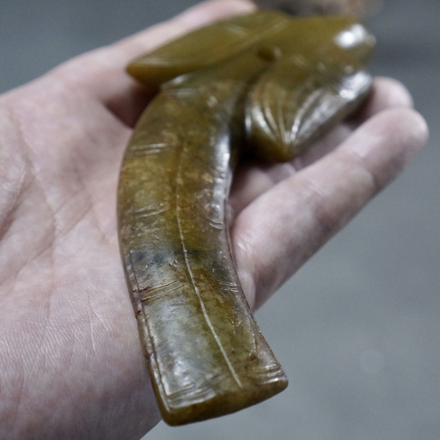 Long-tailed Jade Phoenix Pendant