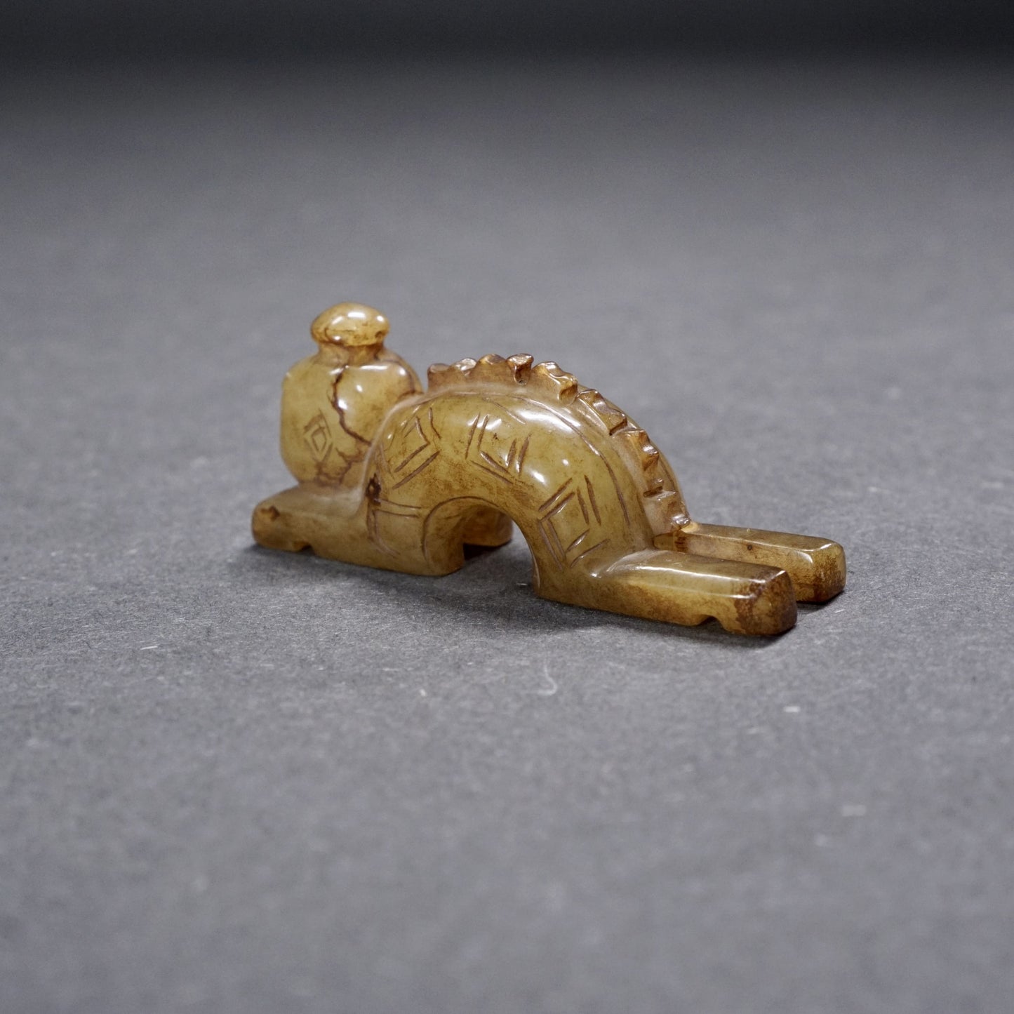 Sculpture of a Prostrate Jade Figure