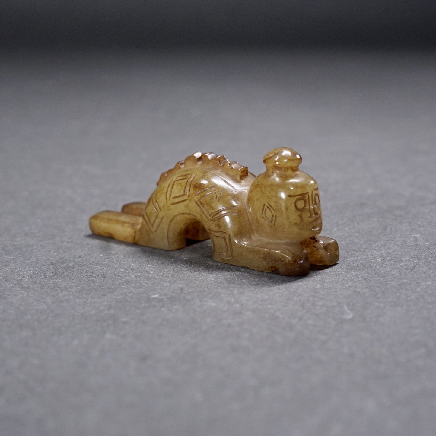 Sculpture of a Prostrate Jade Figure