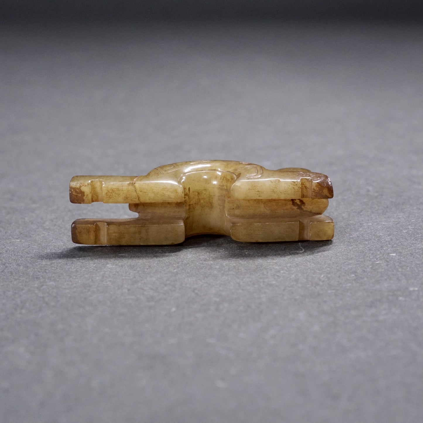 Sculpture of a Prostrate Jade Figure