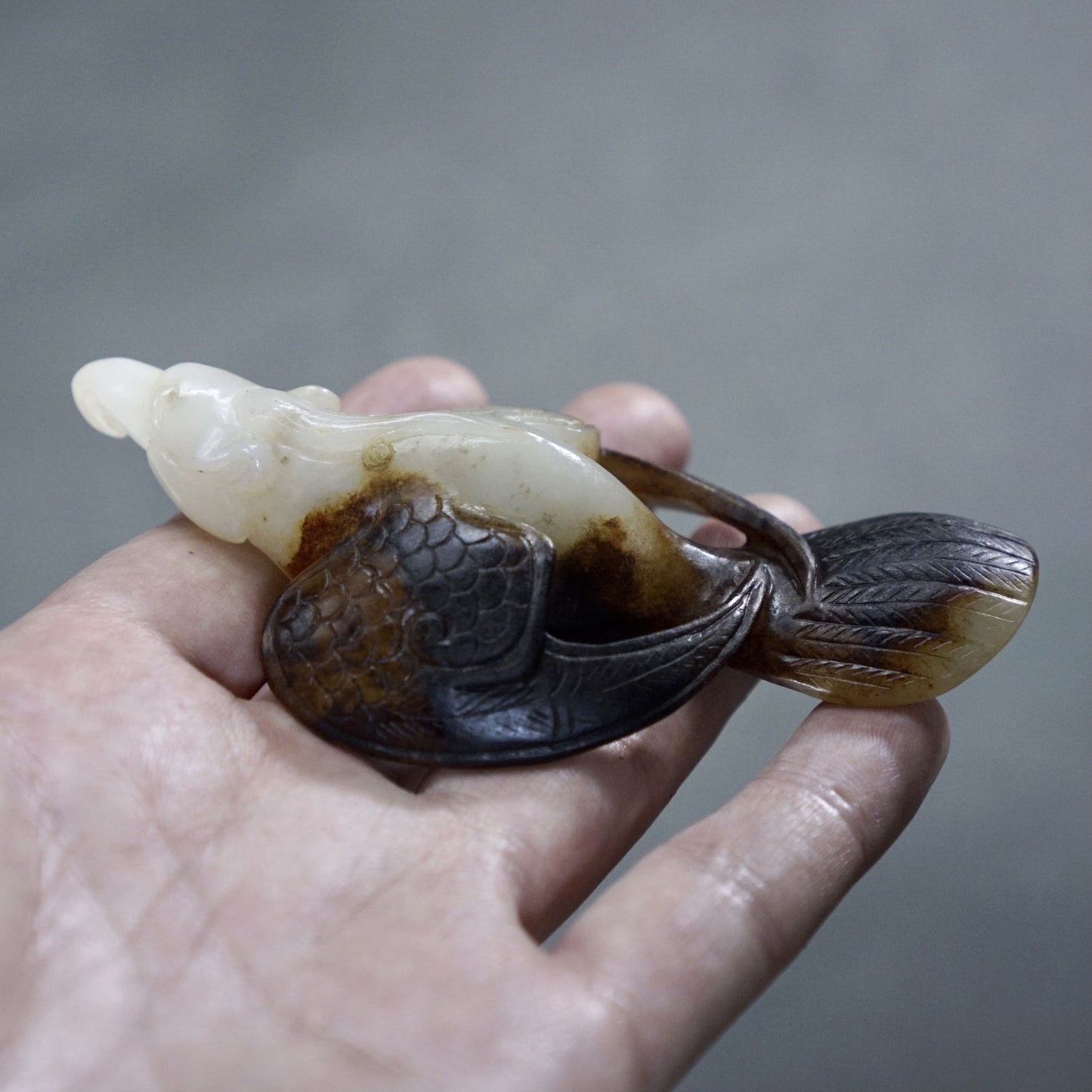 White Jade Costin Pendant