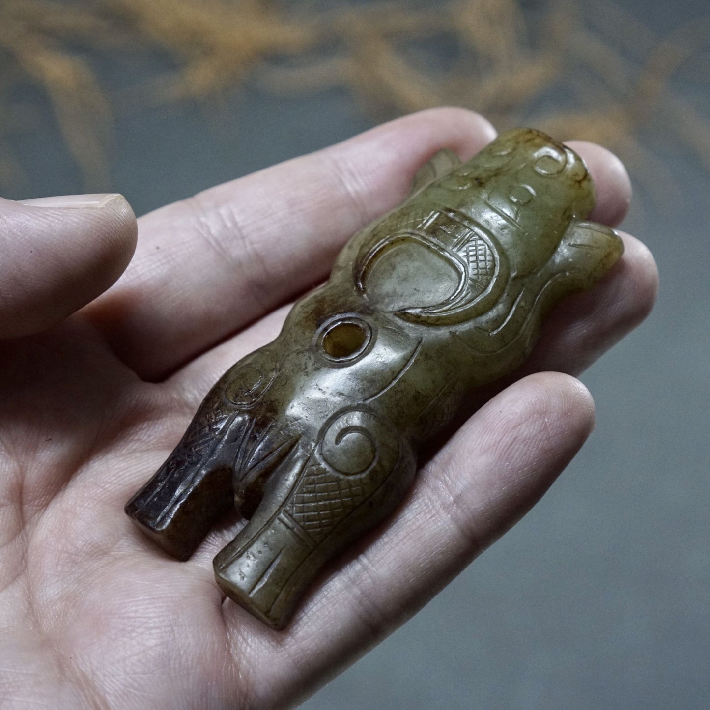 Papa Niu Jade Pendant