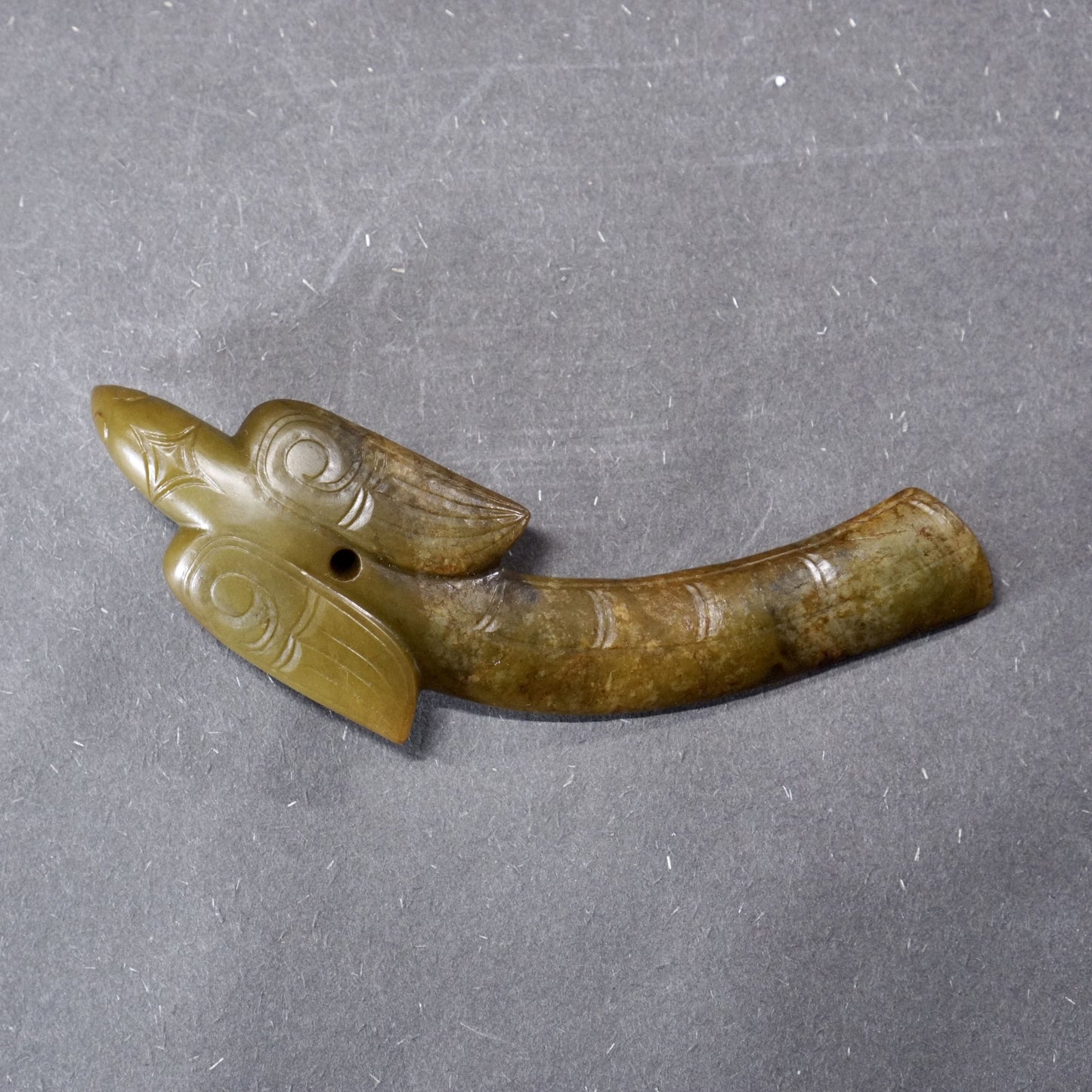 Long-tailed Jade Phoenix Pendant