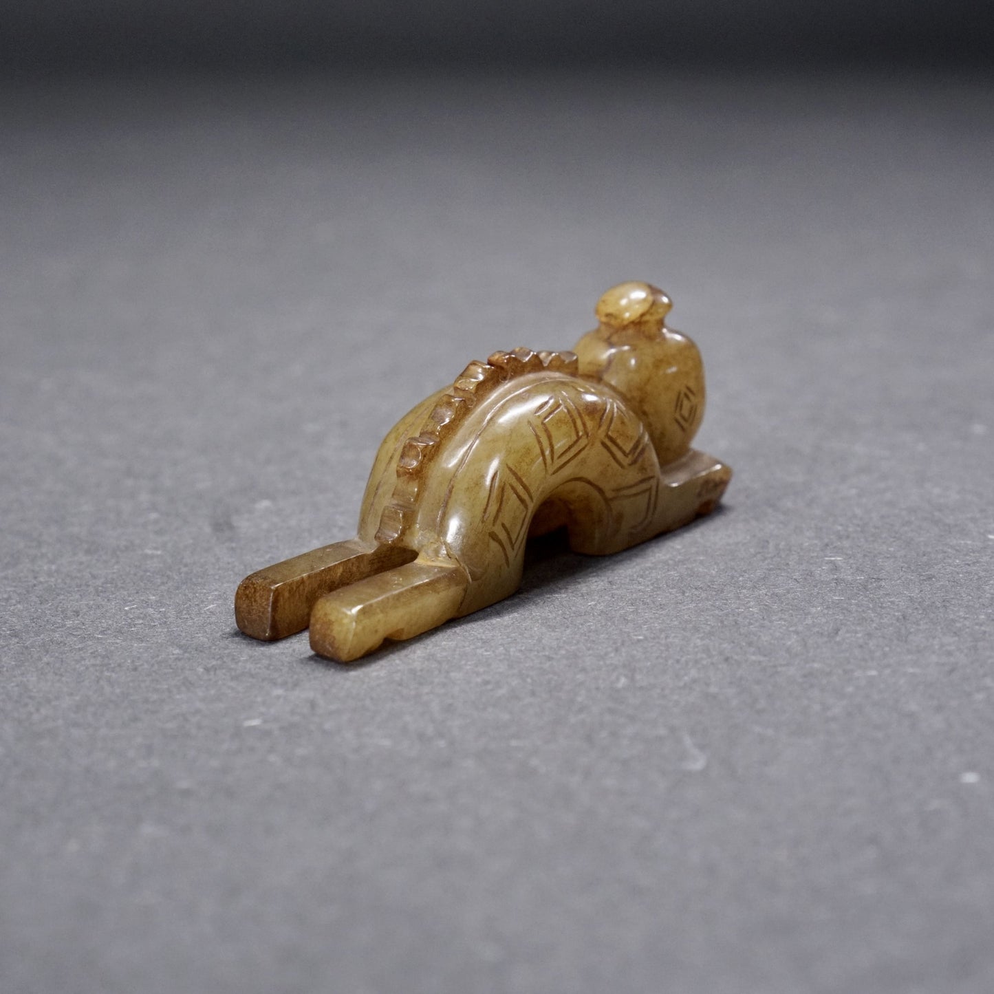 Sculpture of a Prostrate Jade Figure