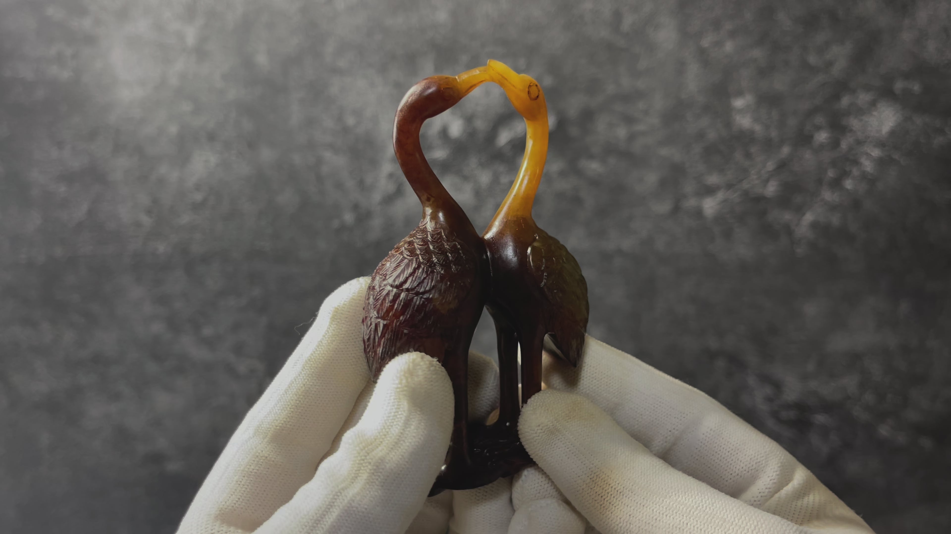 貴重品 本物和田白玉 土沁 明代 透彫り☆福禄双全☆虎鹿紋☆玉佩 根付